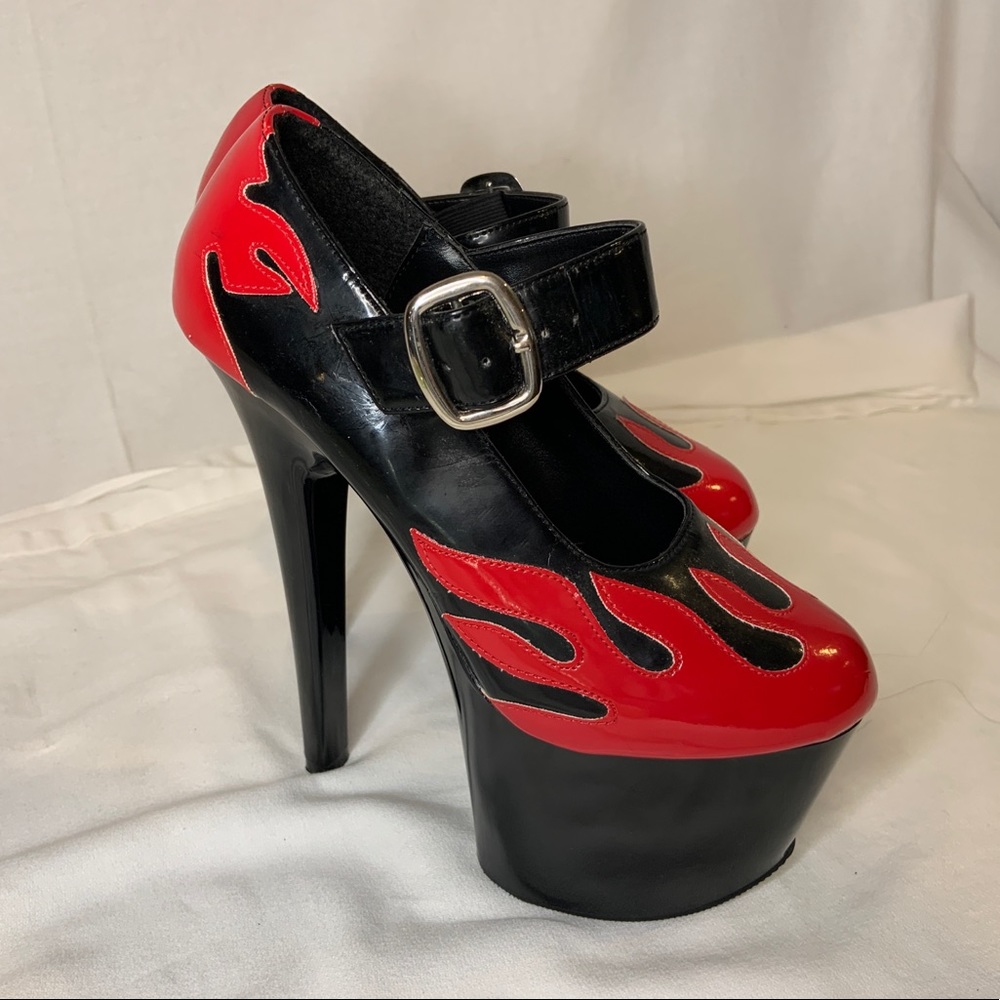 Pleasers platform Mary Janes. 7